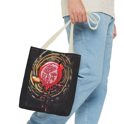 Pomegranate Punch Tote Bag — Artistic Canvas Tote