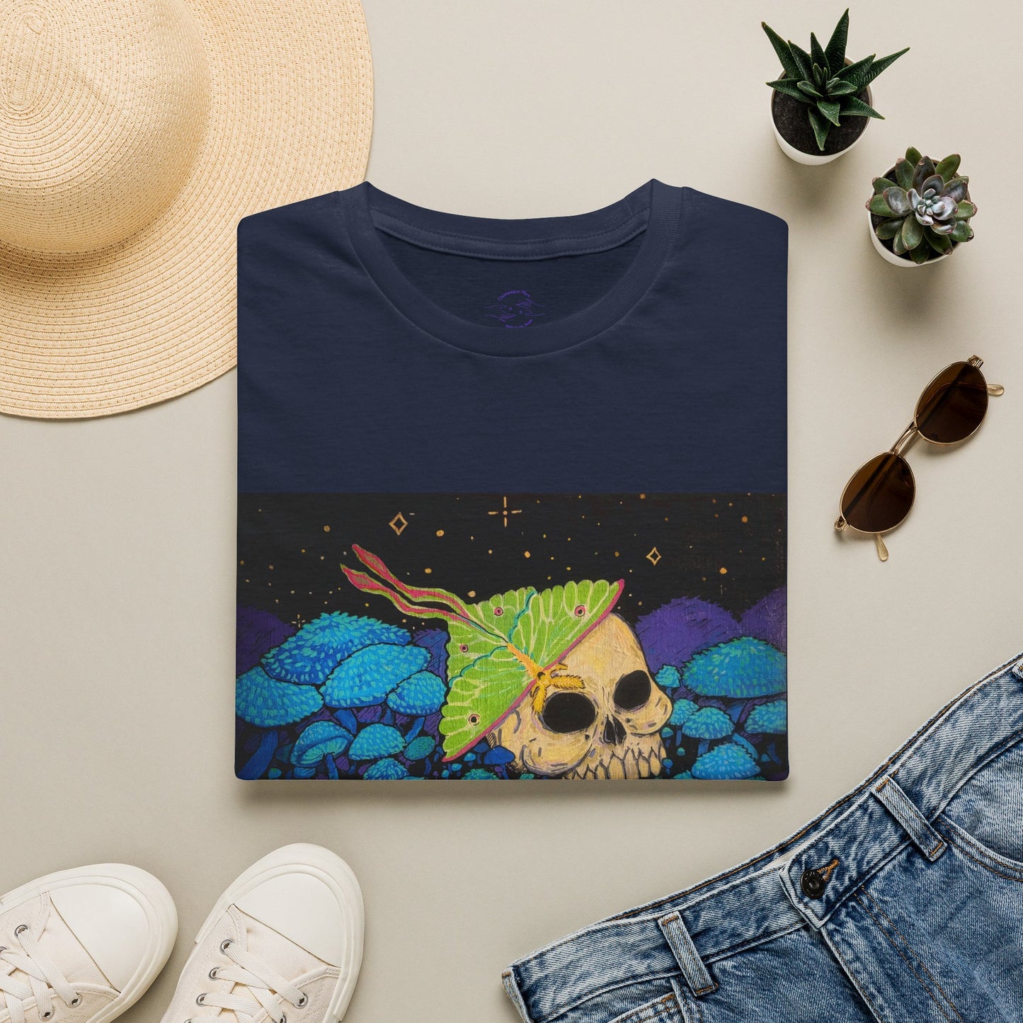 “Tread Carefully” Art T‑shirt -Graphic Tee
