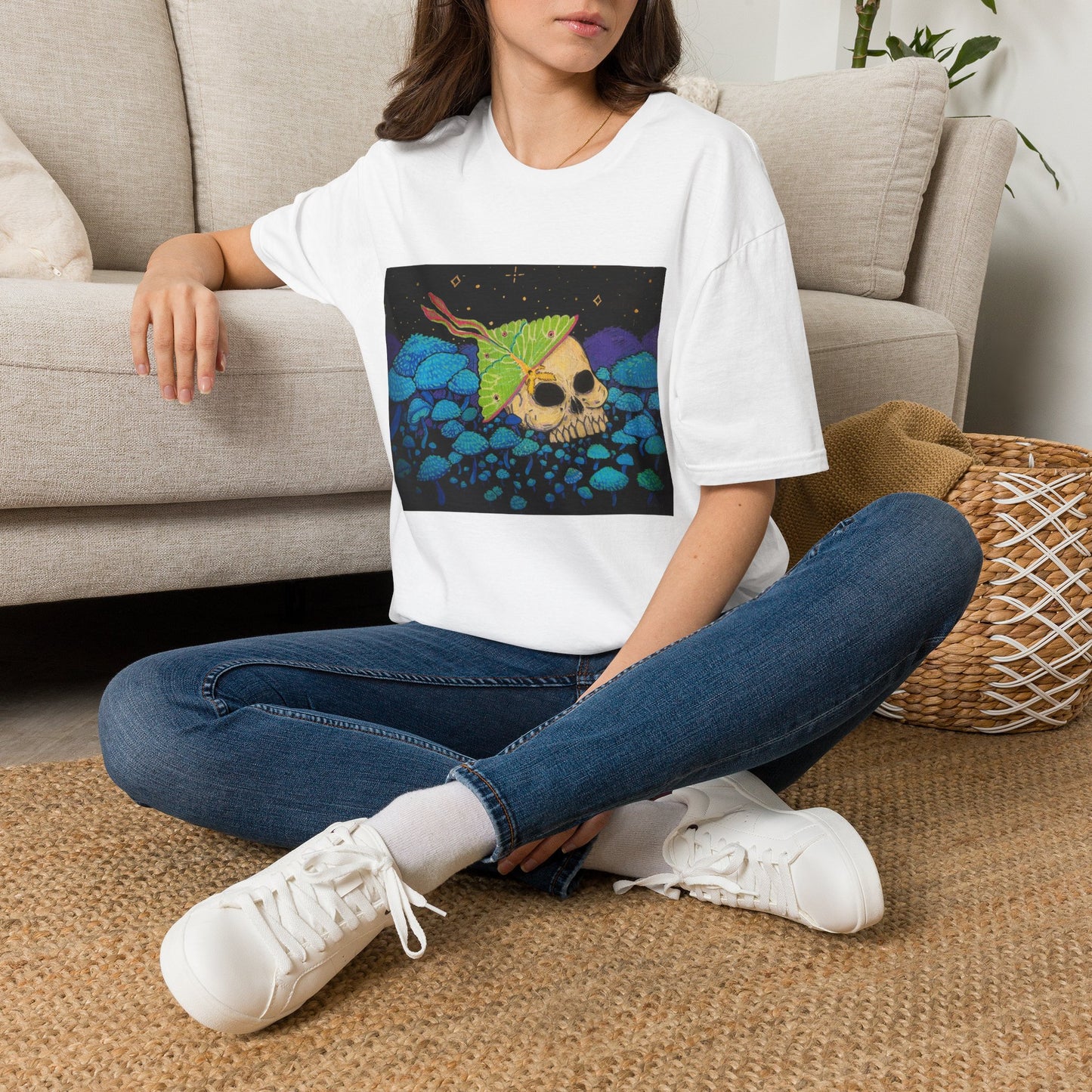 “Tread Carefully” Art T‑shirt -Graphic Tee