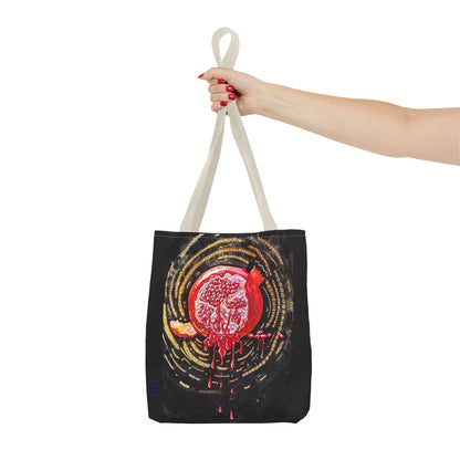 Pomegranate Punch Tote Bag — Artistic Canvas Tote