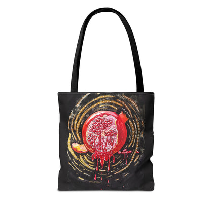 Pomegranate Punch Tote Bag — Artistic Canvas Tote