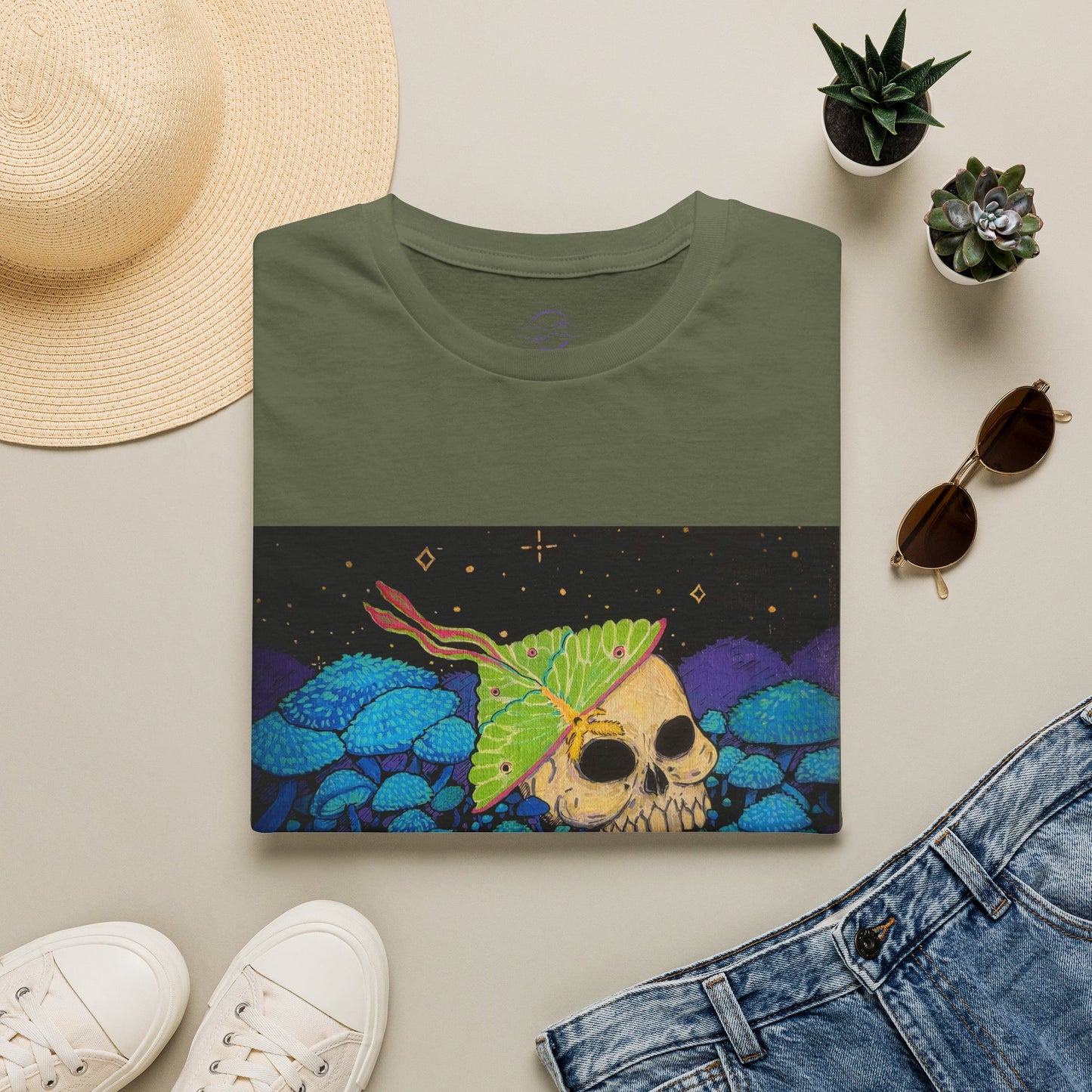 “Tread Carefully” Art T‑shirt -Graphic Tee