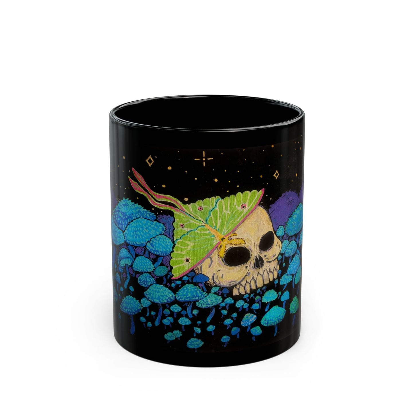 “Tread Carefully” — Whimsical Gothic Coffee Cup