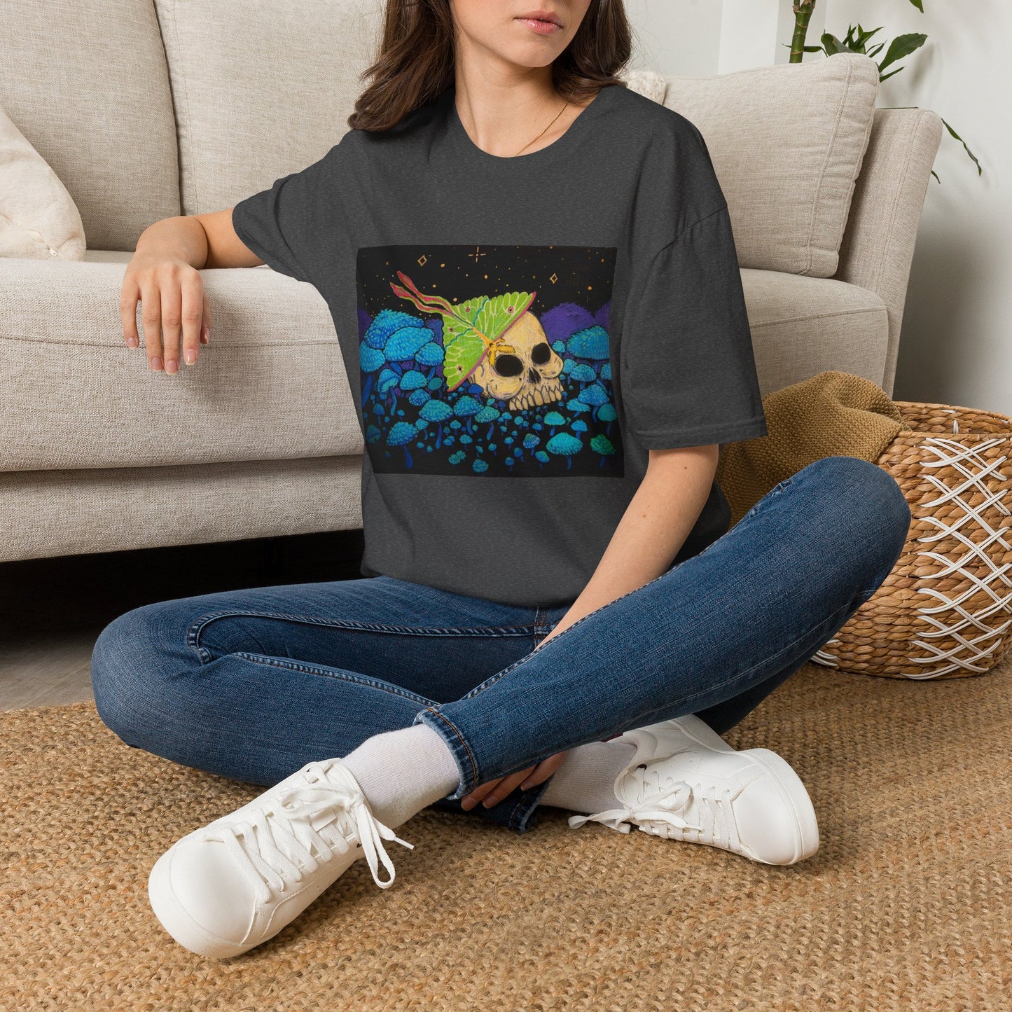 “Tread Carefully” Art T‑shirt -Graphic Tee