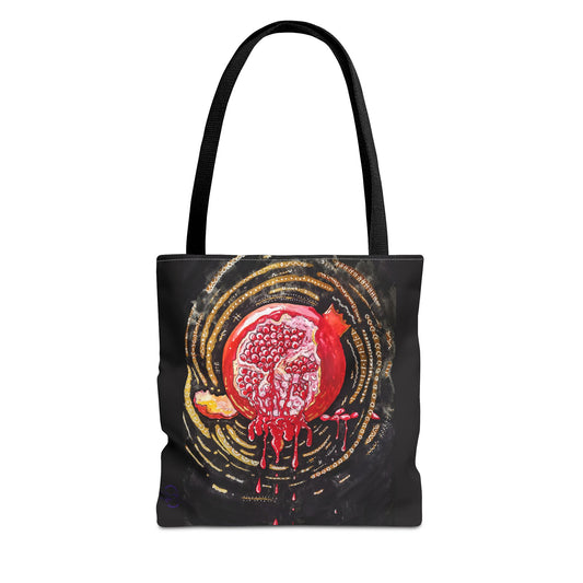 Pomegranate Punch Tote Bag — Artistic Canvas Tote