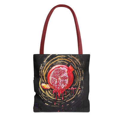Pomegranate Punch Tote Bag — Artistic Canvas Tote