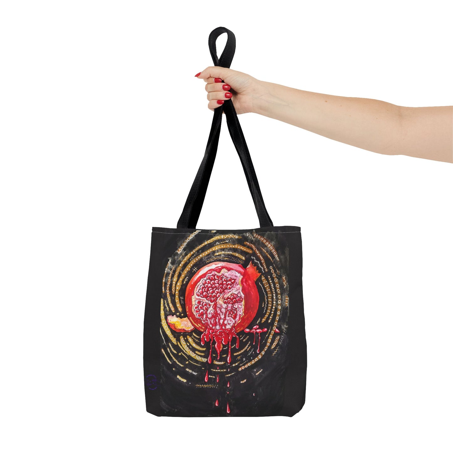 Pomegranate Punch Tote Bag — Artistic Canvas Tote