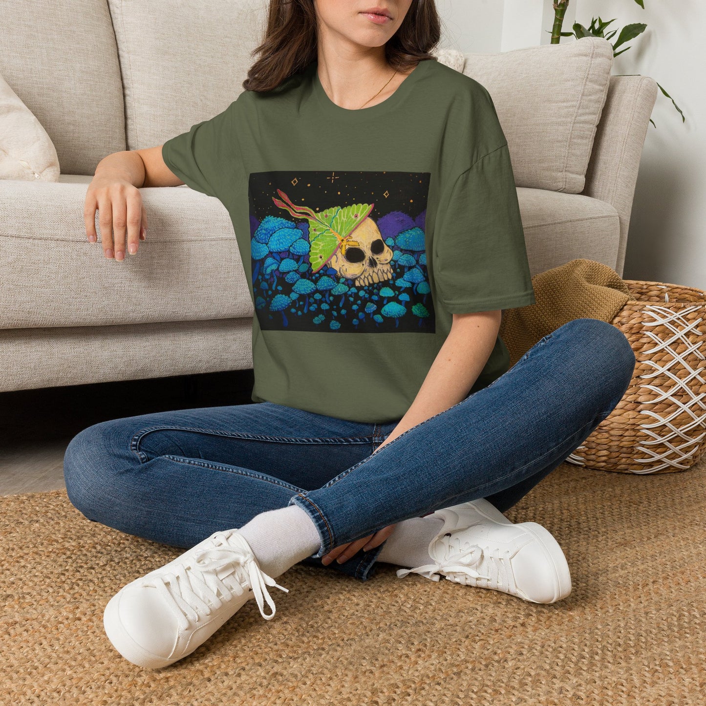 “Tread Carefully” Art T‑shirt -Graphic Tee