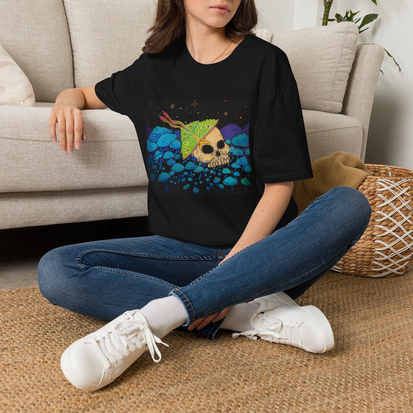 “Tread Carefully” Art T‑shirt -Graphic Tee