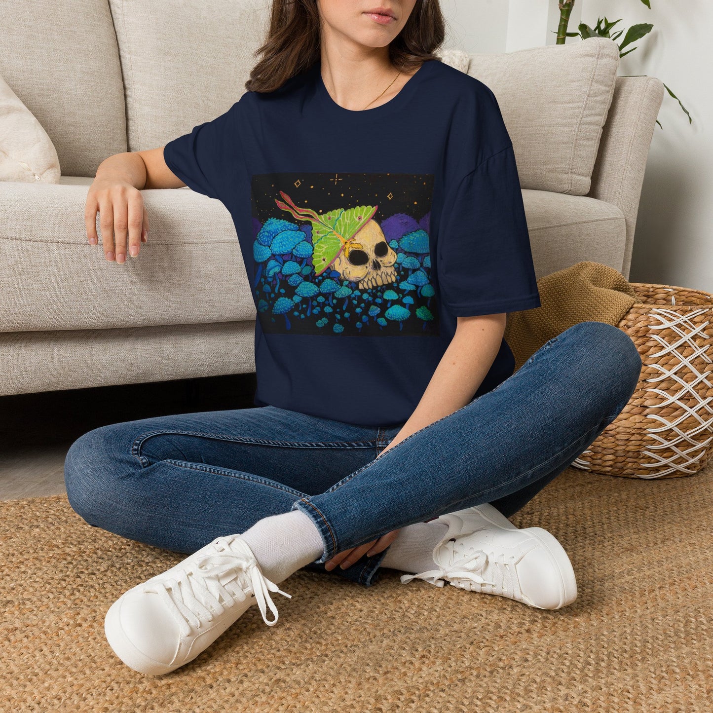 “Tread Carefully” Art T‑shirt -Graphic Tee