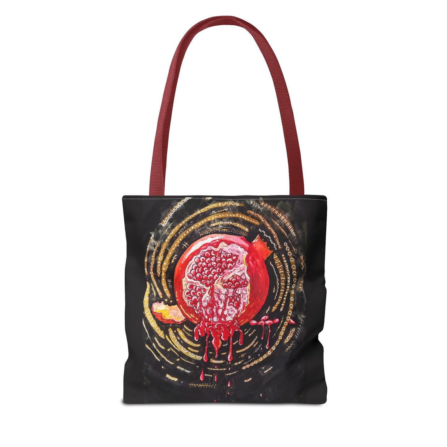 Pomegranate Punch Tote Bag — Artistic Canvas Tote